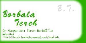 borbala terch business card